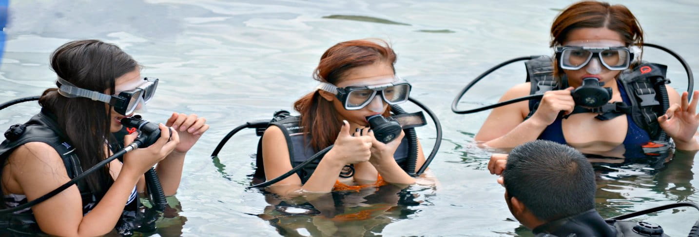 Leaning Snorkeling